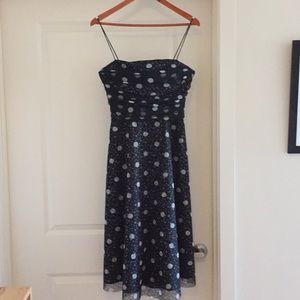 Black and White Polkadot Dress